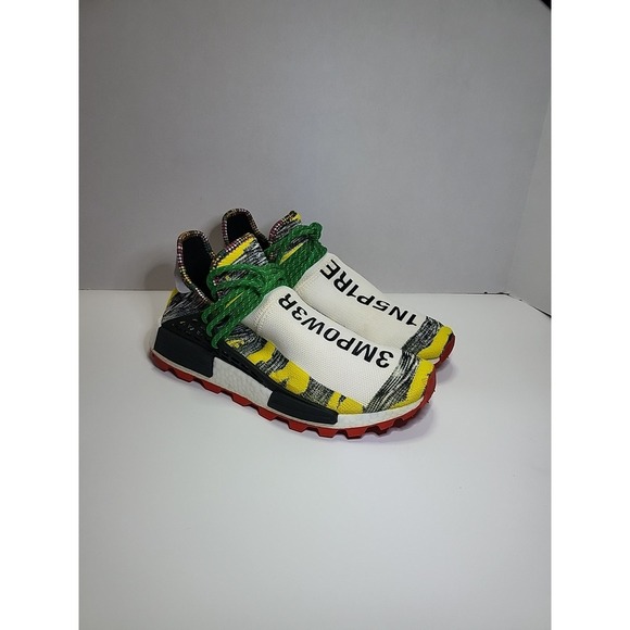Pharrell x adidas NMD Human Race Trail Solar Pack Red - Size 11